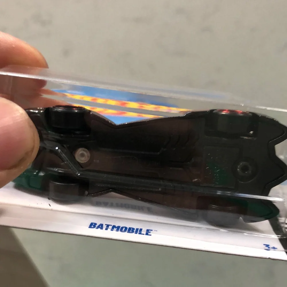 Black and Red Batmobile Toy Car